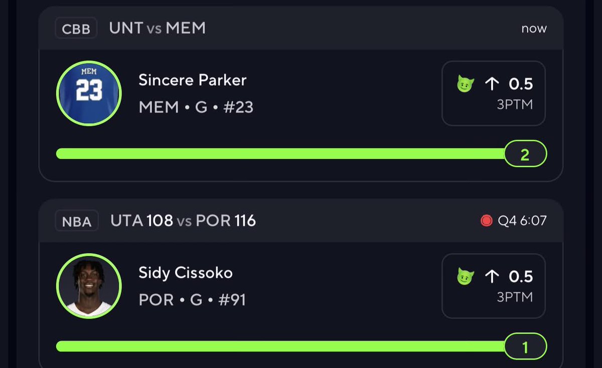 capper <a href="/DonParlay7/">Don Parlay 7</a> has been on an INSANE heater 🔥 make sure y'all give him a follow! 🐐

catch all of his plays here in <a href="/337picks/">$</a> free discord: discord.gg/9jymdKPzcW 💰

#collegebasketball #cbb #PrizePicks #underdog #sportsbettingx #gamblingx