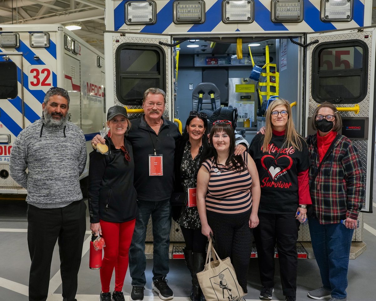 MecklenburgEMS's tweet photo. 34 survivors joined us today for our 3rd Annual Cardiac Arrest Survivor Brunch 💙

100+ family, friends, and crews from Medic, Charlotte &amp; Matthews Fire reunited, sharing hugs, stories, and gratitude.

Stay tuned for the full photo album!

#EMS #MeckMedic #FirstResponders https://t.co/1Gav9S8dJ2