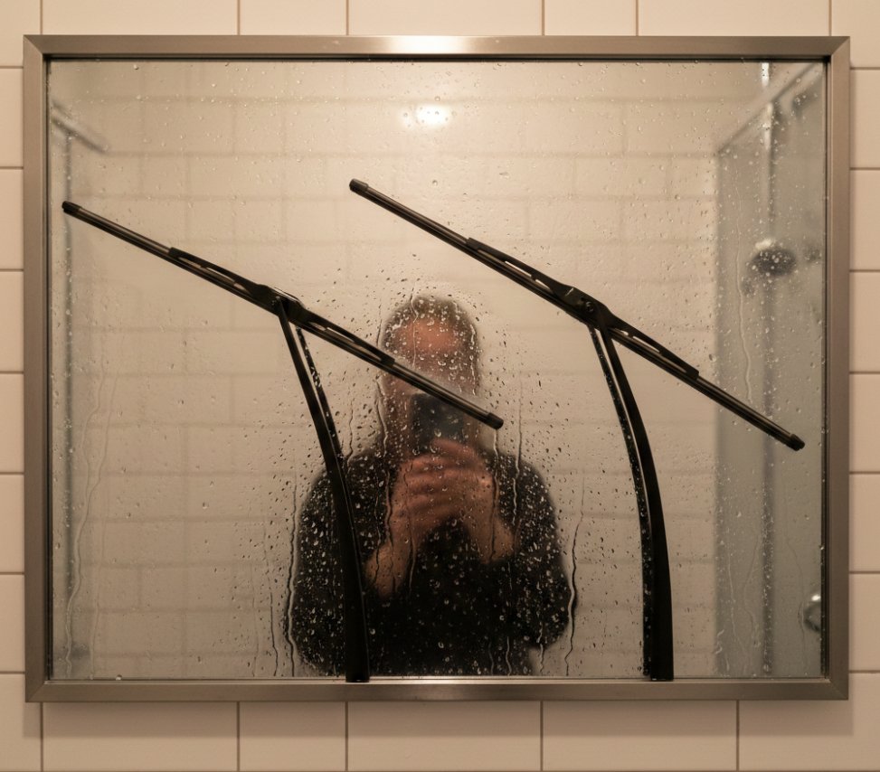 Modèle de miroir spécialement développé pour les élus lfi. A placer au dessus de leurs lavabos.
