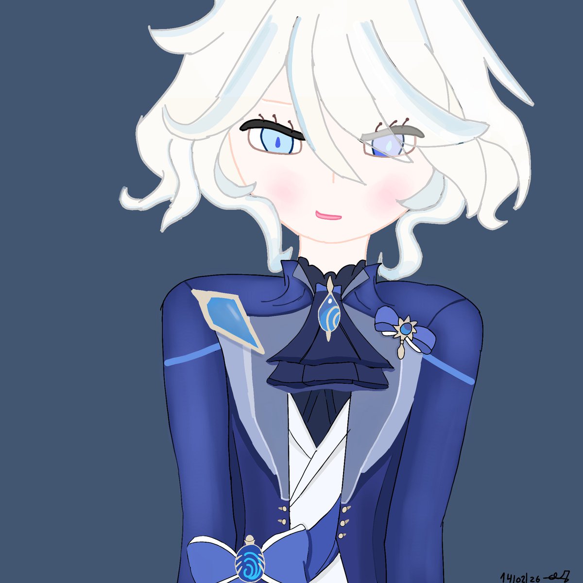 Dibujo de Furina, Genshin Impact

#GenshinImpact #Genshin