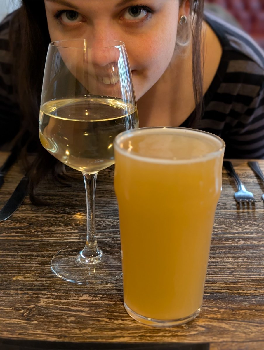 Wrongfunction's tweet photo. @RainesMatt @andyhmurray @MSidgwick @PhilMyChambers @culturedleftpeg @frasier_cranium @chefcub69 @ScottCarlson123 @PoeticCell @TheBertiepops Cheers and happy Saturday chaps!! Today Poppy and I celebrate 10 years - a whole fucking decade as a couple! Here's our first photo together, and a STUNNING photo from today... Juice Rocket is an incredible beer 🥵 keep safe and look after yourselves and one another!! ✌️💕 https://t.co/GPwHYlzVeI
