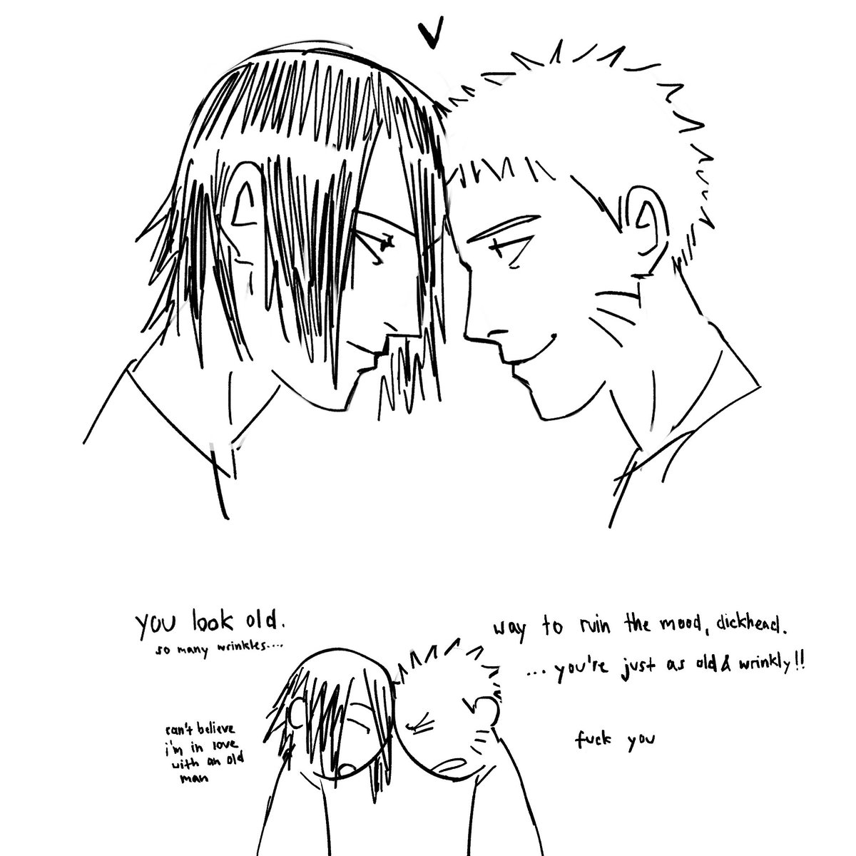 valentine’s day doodle #narusasu
