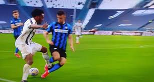Pistogolblasta2's tweet photo. Fermo immagine della simulazione di #Bastoni.

#InterJuve #SerieA https://t.co/8af1AHGOwj