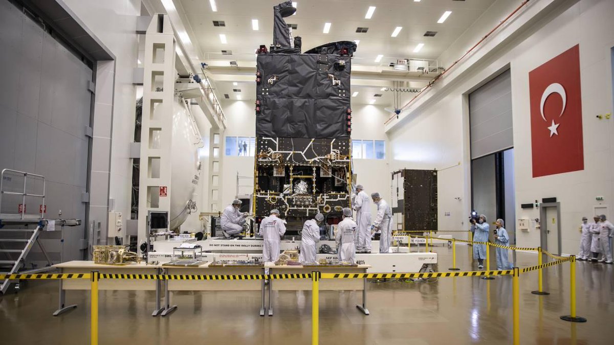 Türksat General Manager Ahmet Hamdi Atalay:

🛰️“We aim to begin production of our new communication satellite, Türksat 7A, equipped with next-generation technologies, within this year.”

Türksat satellites, with an occupancy rate exceeding 70%, play a strategic role not only in