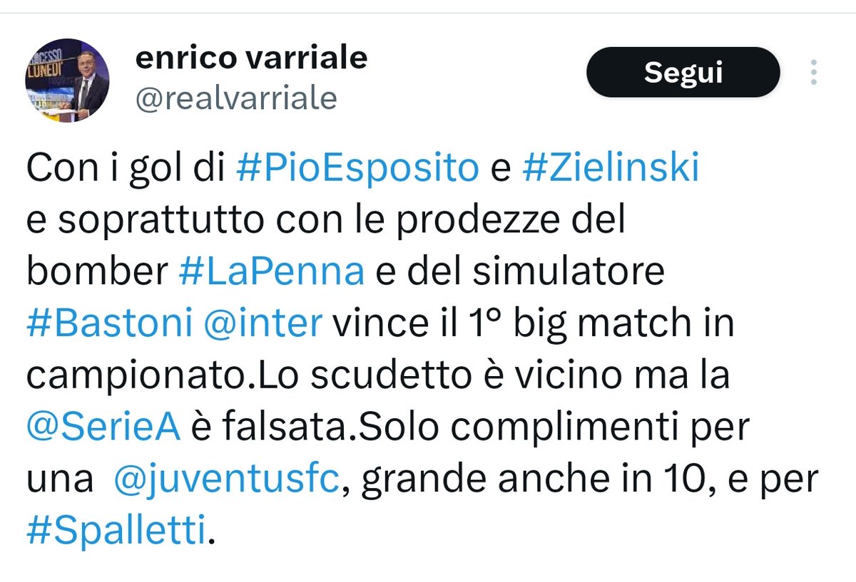 luca_carioli's tweet photo. Se neanche così vi rendete conto della porcata che è stata fatta stasera, io non so più cosa dirvi. #MarottaLeague #pistocchi #varriale #ziliani https://t.co/3IzFzwEbz2