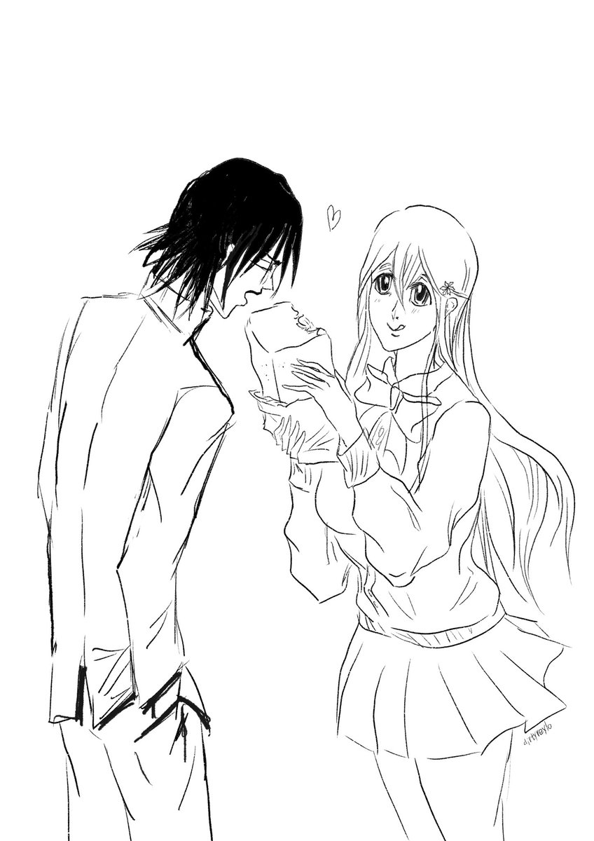 #ウル織 #ulquihime
Valentine’s chocolate? How about some bread instead? 🍞