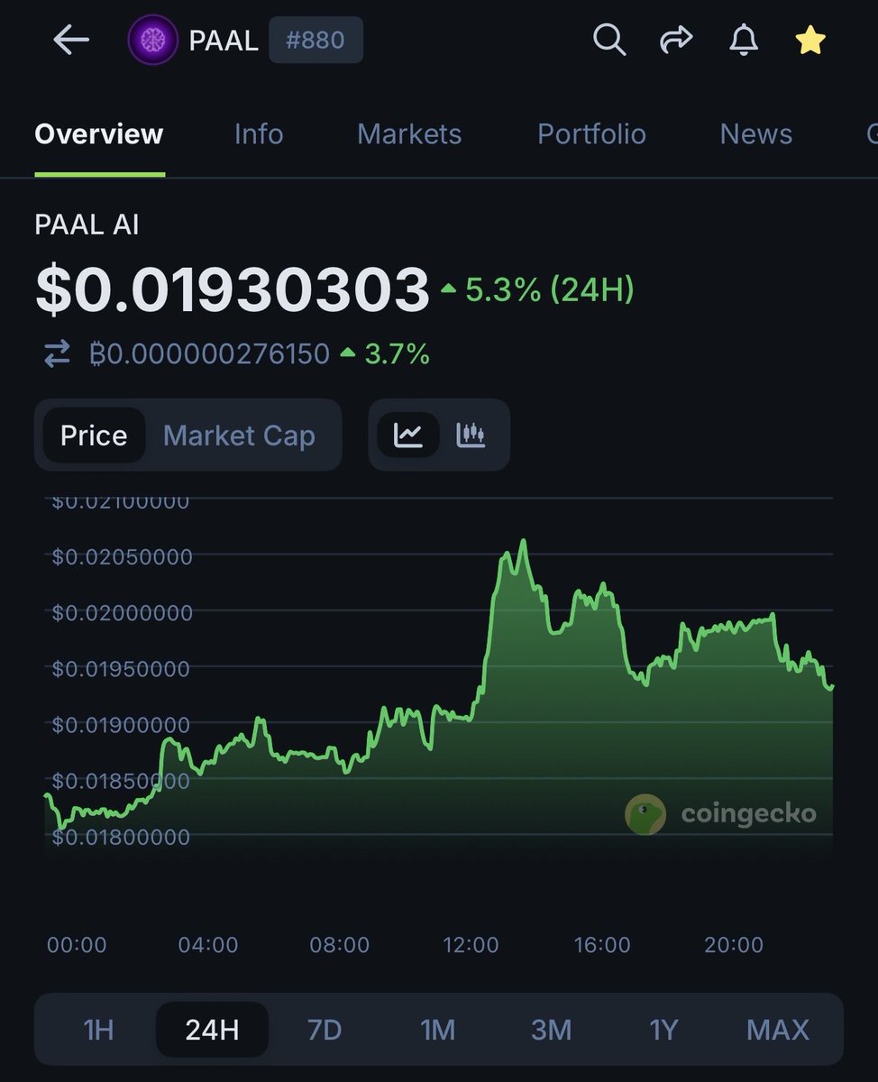 day 319 of $PAAL until we hit $2🤝