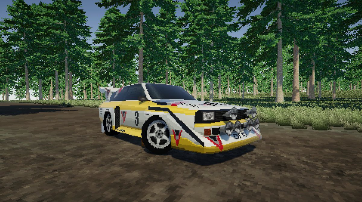 goldpixelpaws's tweet photo. Small update, I'm currently working on a forest / wood stage. I've been slowly whittling away at a pace-note system, proper staging, and finally have a robust vehicle controller. 

🌲🐿️🍃

#devlog #indiedev #gamedev #racinggames #rally #unity3d https://t.co/o4o5V5yxoD