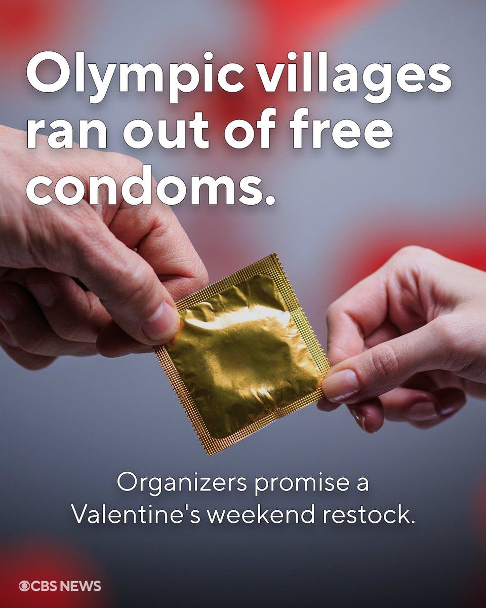 On Valentine's Day at the Milan Cortina Olympics, a renewed supply of free condoms for the athlete villages was promised by the organizers after going short during the week.

"We can confirm that condom supplies in the Olympic Villages were temporarily depleted due to