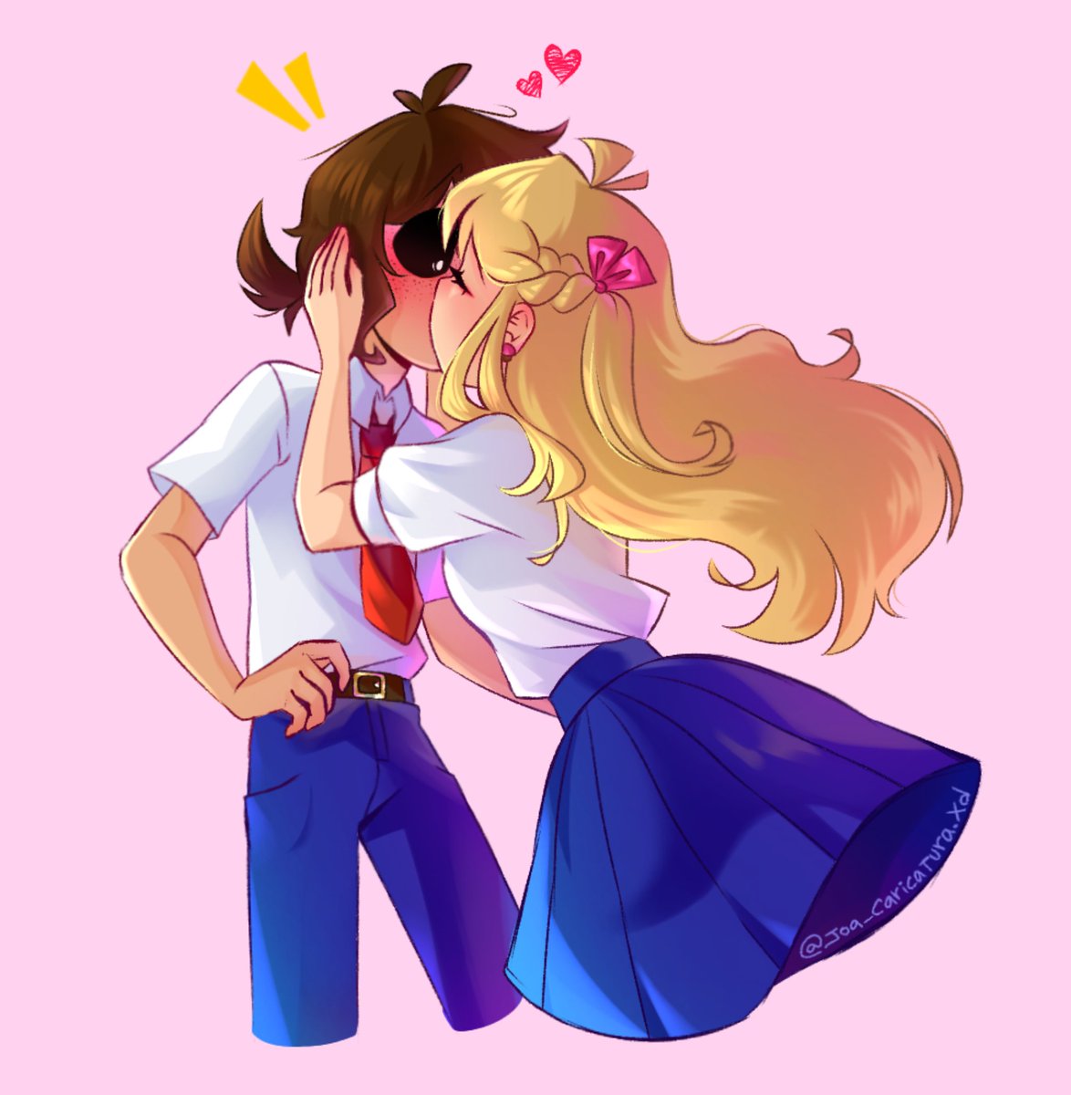 joa_caricatura's tweet image. Fred y Joy&amp;lt;3
Comolosamo
SI SE LOGRÓ, FELI SAN VALENTÍN 
#FNAFHS #fhs