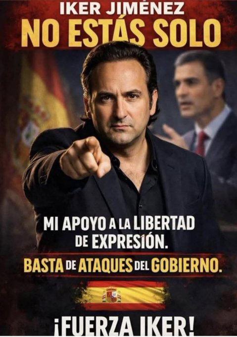DominguezArjona's tweet photo. Libertad de expresión y sobre todo sin complejos  #YoConIker https://t.co/eJQDQUuHxP
