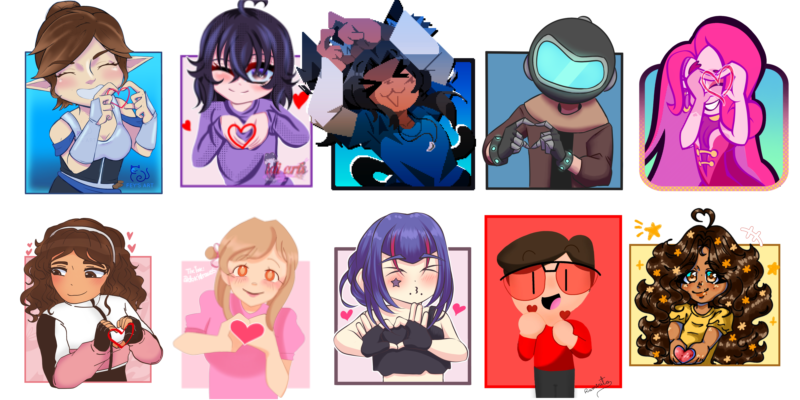 Dibujito de San Valentín hecho en colaboración de los artistas mencionados. Gracias por participar en este collab y sobretodo les deseamos mucho amor y mucha amistad 💗
@vex._art @maris_artee <a href="/arts/">Arts</a>.idi @ramirito3704
@fabi_dibu @tita.13666 @feyre_feles21 @ponceeleana
@tamaco_sama