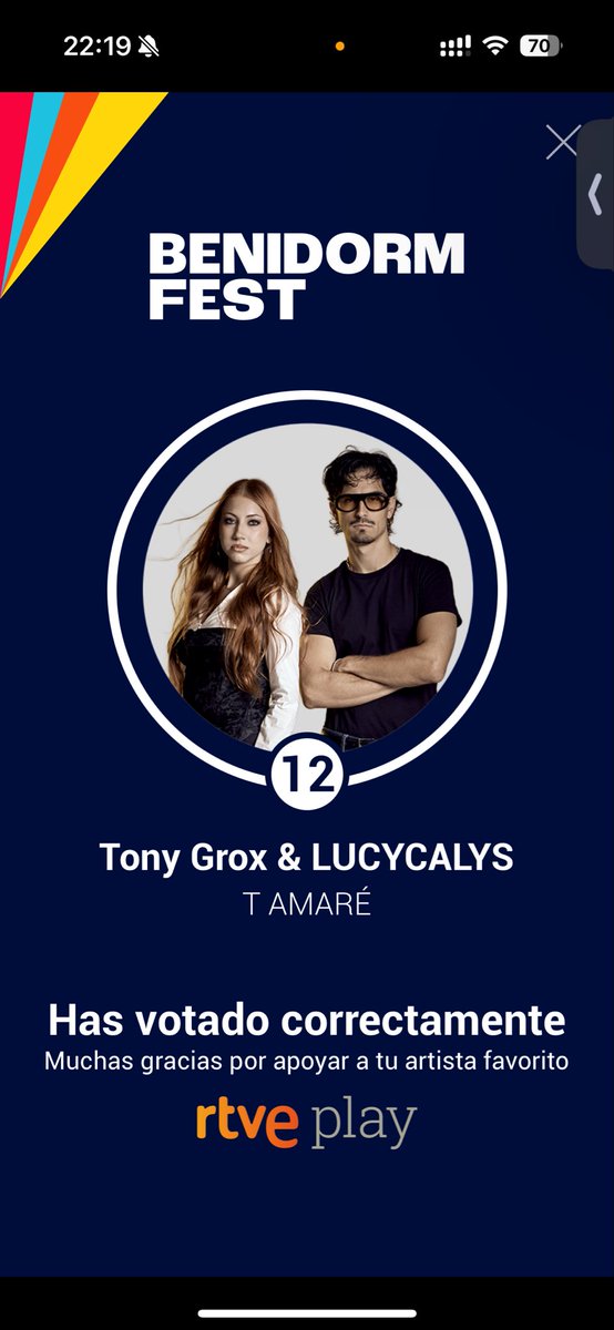 T AMARÉ #BenidormFestFinal