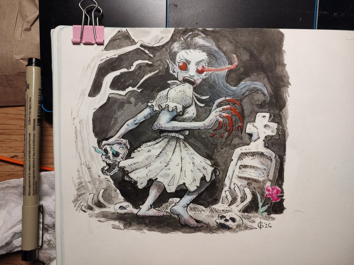 Finished Vampirette DTIYS
