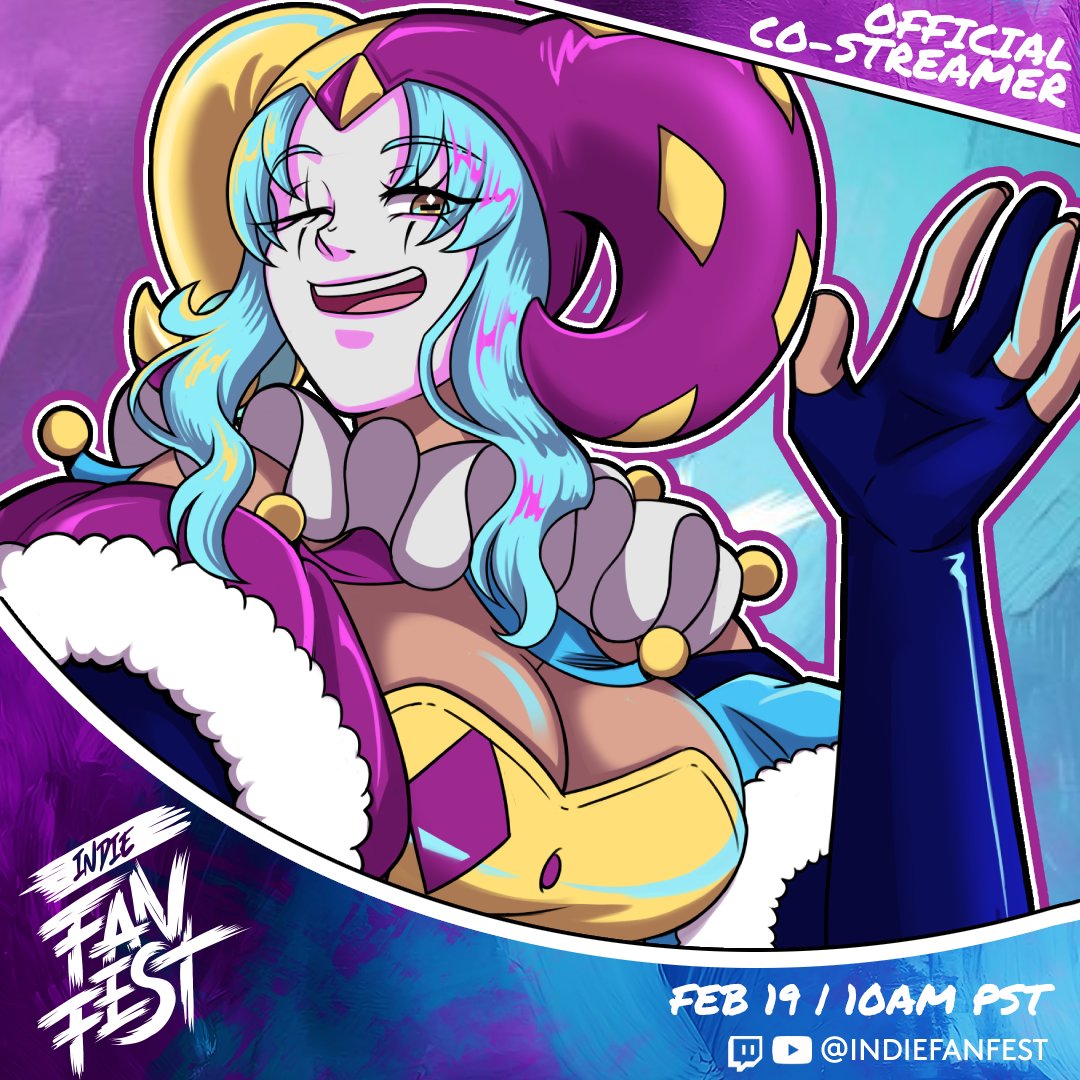 Happy Valentine's Day, Audience 💕
I'm here to set a date. A very important date. With you!

#IndieFanFest is happening this Thursday @ 12pm CST and I've been invited to co-stream by <a href="/indiefanfest/">Indie Fan Fest 🎉</a>~

It's our 1st indie gaming showcase of the year. So, don't miss it!