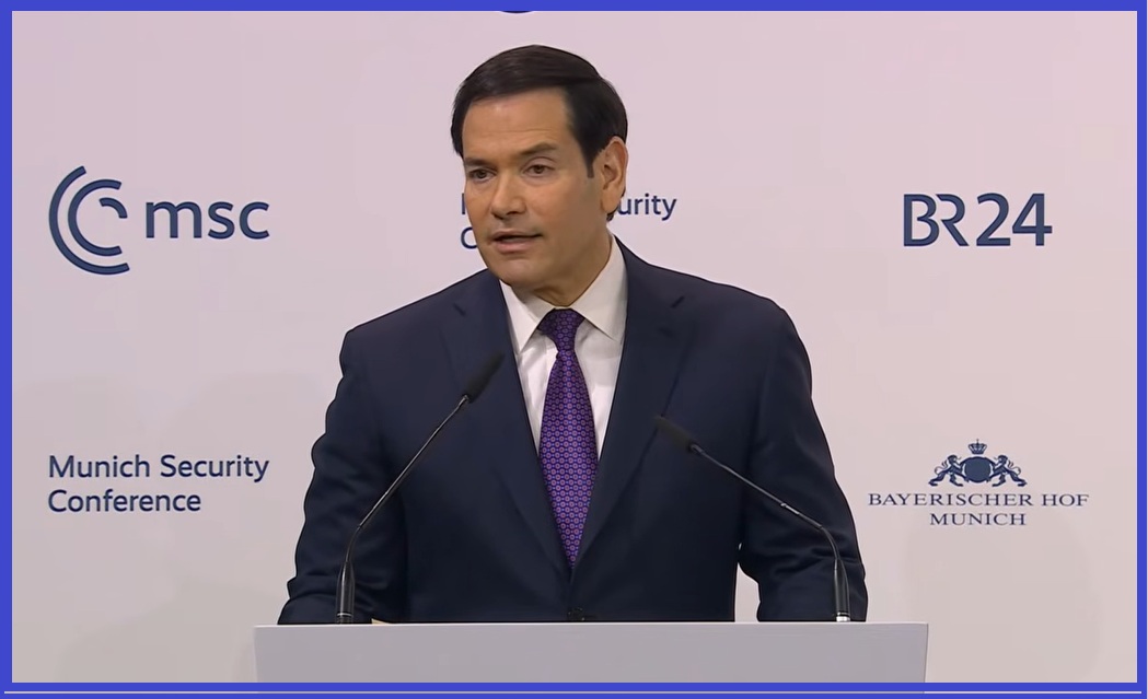 Secretary of State Marco Rubio gave an important speech at the Munich Security Conference.

This was a remarkable speech from Rubio!

An inspiring young man…Think he has “the right stuff” to follow President Trump.  We'll see.

He told them in a polite, diplomatic way:  “Import
