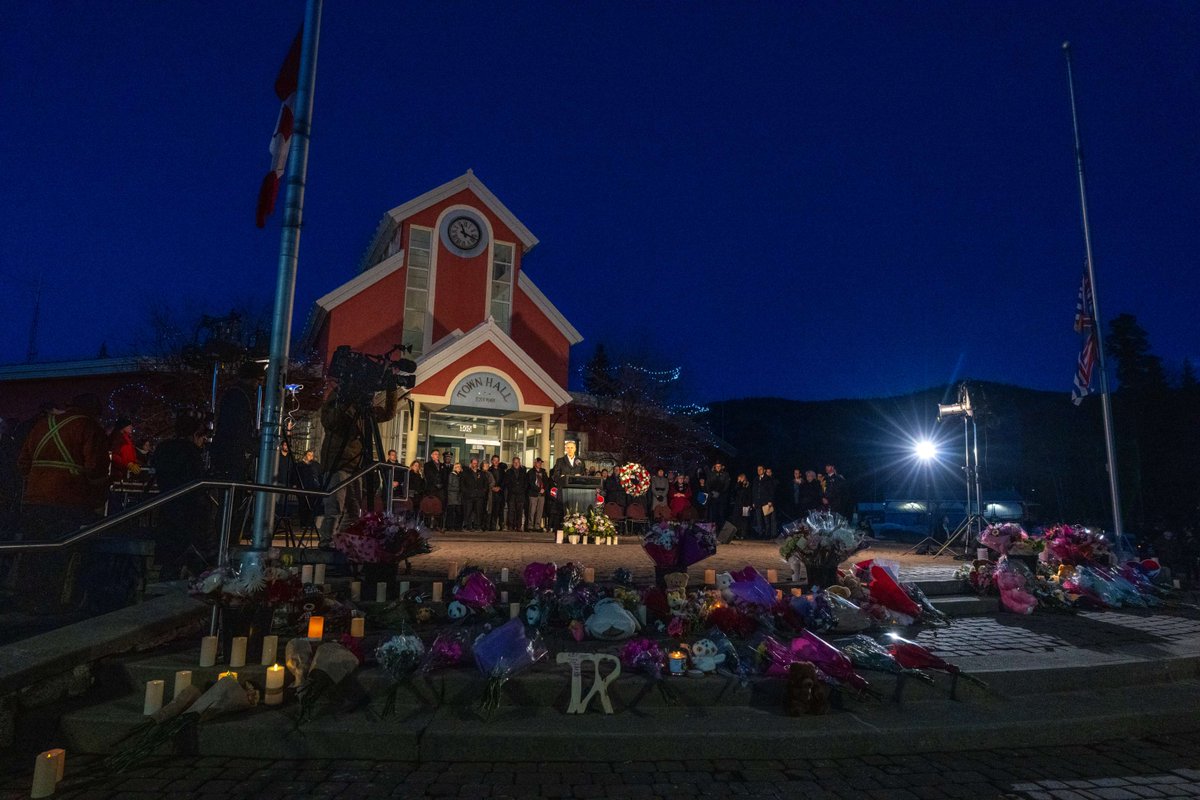 To the community of Tumbler Ridge: Canadians are with you. We will always be with you.