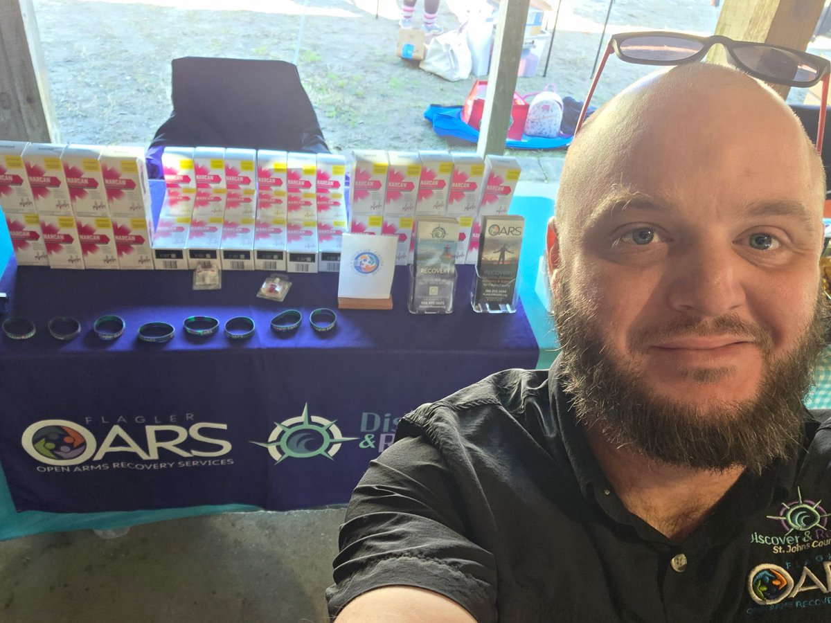 Out at the country market at the AG museum today! 🌟 Big thanks to Justin for representing Flagler OARS and spreading awareness about recovery services in our community. If you or someone you know needs support, we're here to help.
