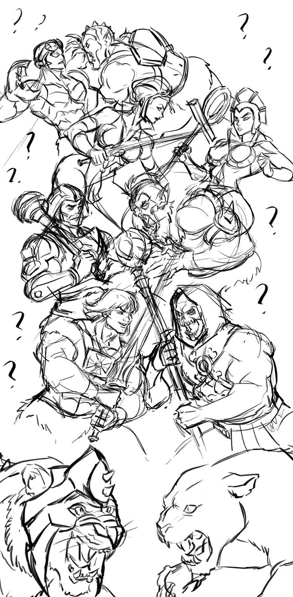 OscarCelestini's tweet photo. work in progress, still so many charas to be added, who do you want to be included? ;) #motu #heman #MastersoftheUniverse #skeletor #evilin #teela #manatarms #beastman https://t.co/YF4tkOEHOA