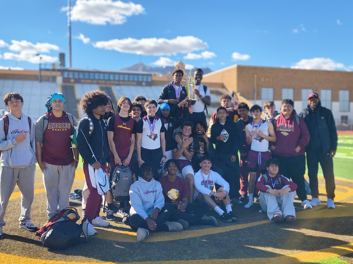 Coach_Hasseine's tweet photo. First win of this season 💪🏾🦅
Our boys won the trophy for the Truman Invitational  varsity division
So proud of all of them
New culture💪🏾
@IamCoachJones4 @AndressHS_Track @ODPHIRuben @CoachTaylor_CT https://t.co/F1T8RBkP4y