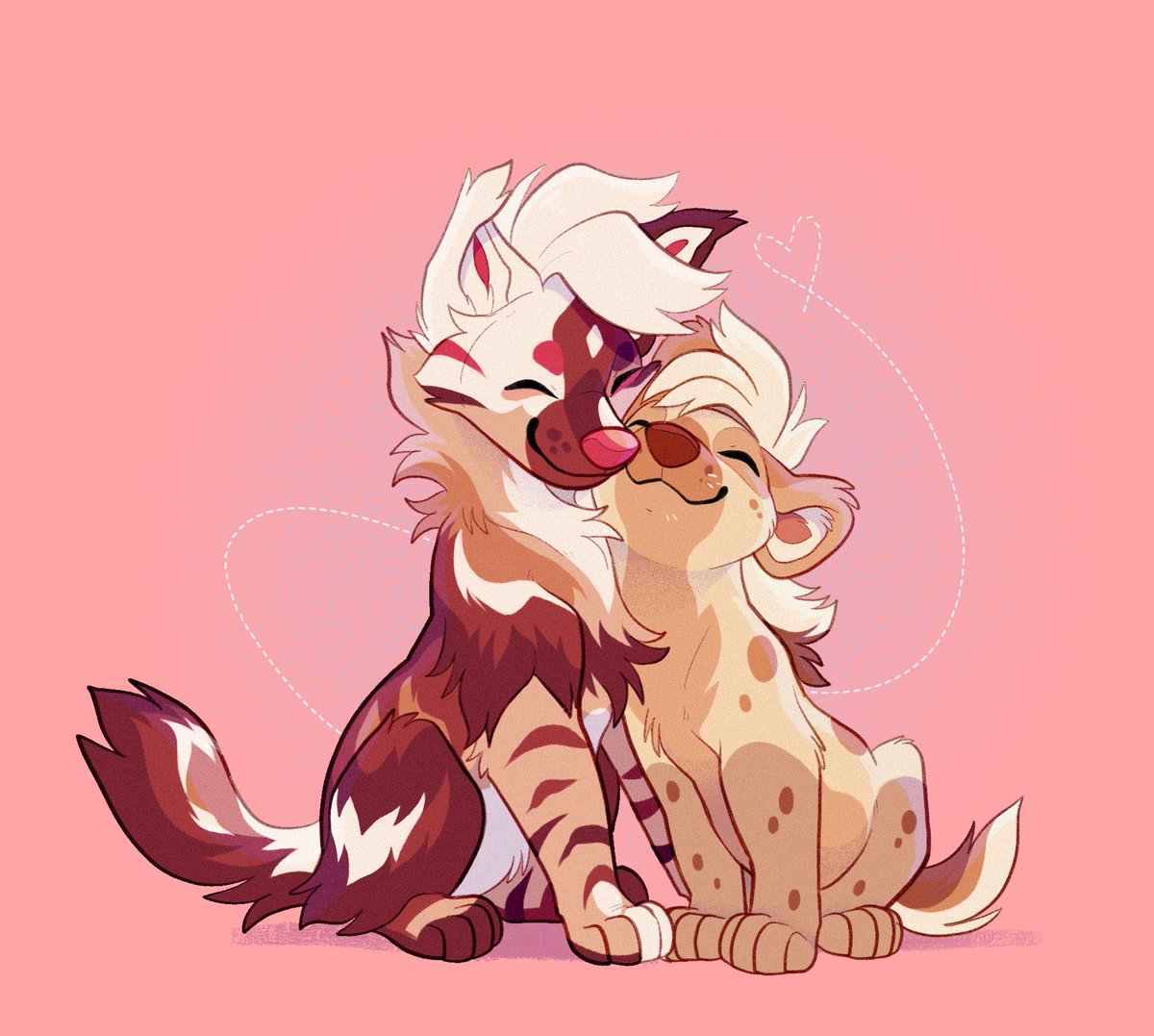 Happy Valentine’s Day to the goober who is <a href="/PrismPaws/">Kilo 🌻 @ F^2 Table 26</a> 

I’m so excited for us to be closing the distance this year!! 
💜💛