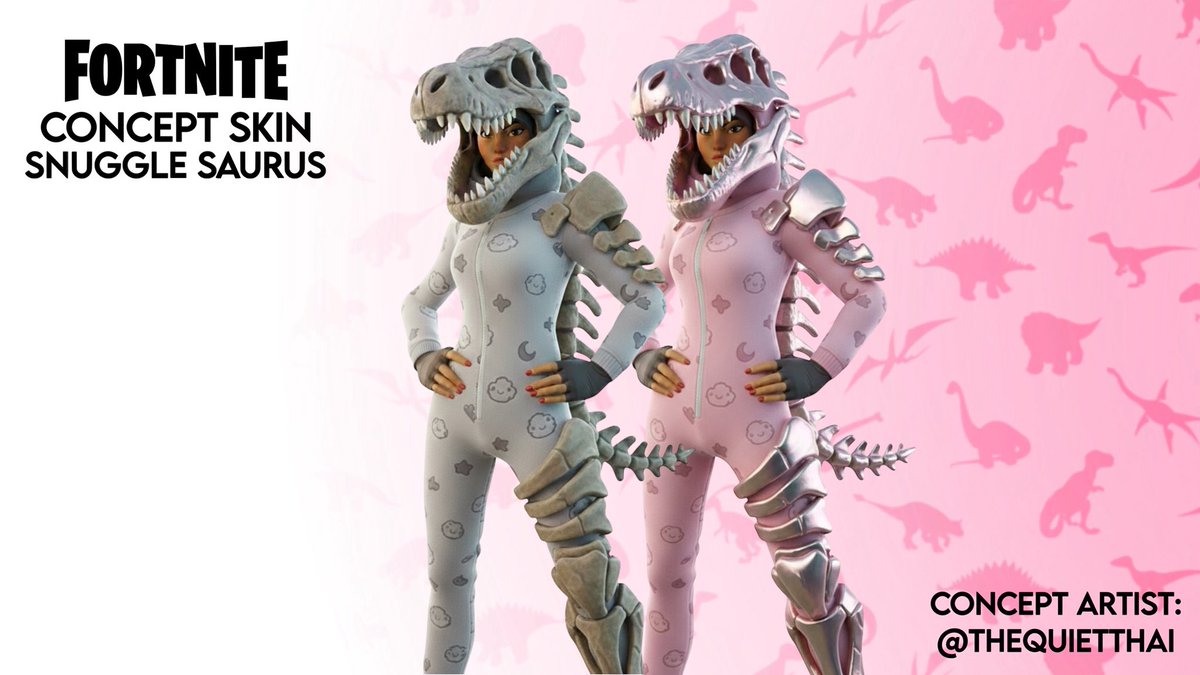 Fortnite Concept skin: Snuggle Saurus 
#FortniteArt