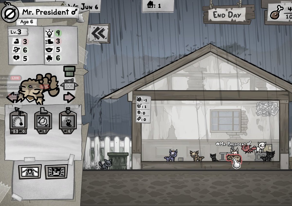 i had a cat profoundly named Mr. President and he unfortunately got killed by a different cat in the household which I promptly sent in the tube.

yeah this game is good