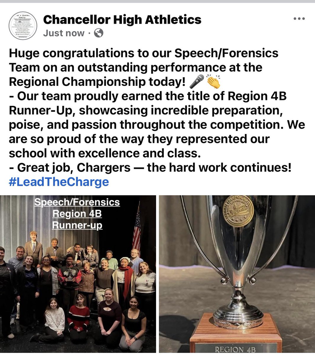 Chancellor Athletics tweet media