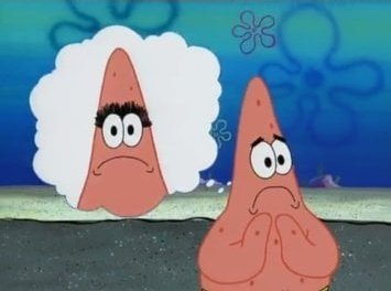 PainfulStage's tweet photo. @bebenleche Bloom's looking like a crossbreed of these Patrick images https://t.co/Ya9LqpMCQt
