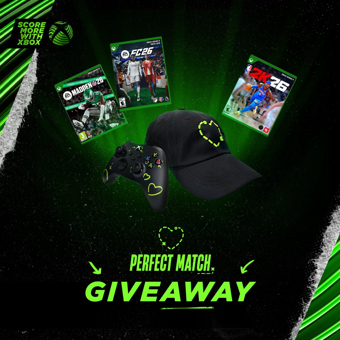 Find your #PerfectMatch this Valentine’s day &amp; win this limited edition bundle by <a href="/Xbox/">Xbox</a> 💚

To Enter: 

✅ RT this post 

✅ Follow <a href="/ShaunaGames/">ShaunaGames</a>