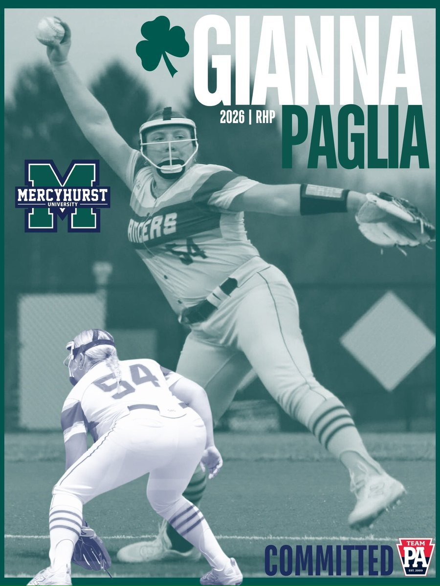 teampahall's tweet photo. Thats our girl 2026, our last 18u kiddo to commit, @gpaglia_54 we are so proud of you!!! You are so deserving of this opportunity kiddo! 

You have worked so hard for this moment!! 

Thank you @HurstSoftball for this opportunity for our girl Gianna! ☘️

#teampaproud #GoHurst   
@ExtraInningSB @thealliancefp @NEFLfastpitch @teampafastpitch @DiamondAddicts @PA_recruit
