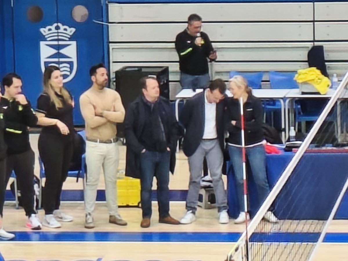 Lucrecia Arribas apoyando el voleibol de Leganés