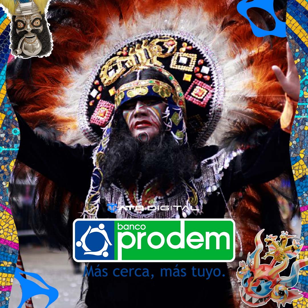 EnConexionbol's tweet photo. 🎉La danza de los Tobas destaca por la participación de sus danzantes. Sus máscaras y los imponentes tocados refuerzan el carácter auténtico y ancestral de esta manifestación folklórica.
Auspicia: Banco Prodem
#Carnaval #Tobas #Danza #peregrinación #Oruro #Bolivia https://t.co/AQNy3F0Lfa