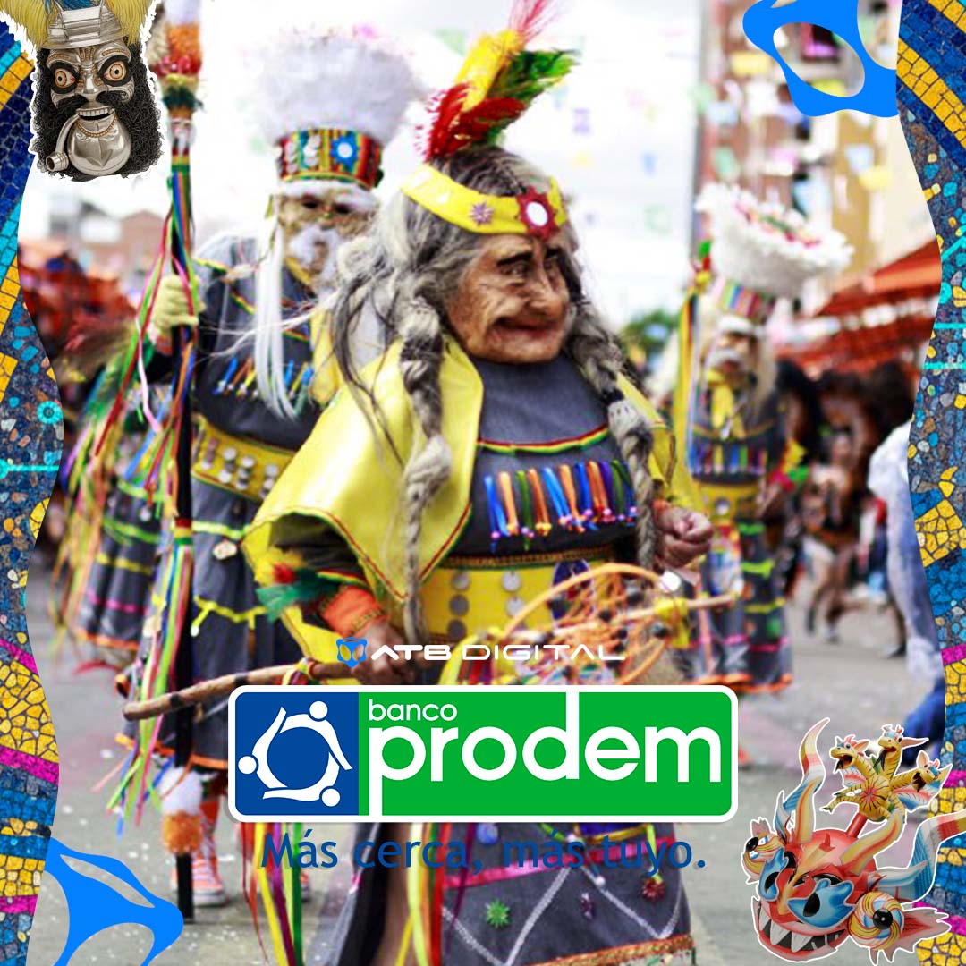 EnConexionbol's tweet photo. 🎉La danza de los Tobas destaca por la participación de sus danzantes. Sus máscaras y los imponentes tocados refuerzan el carácter auténtico y ancestral de esta manifestación folklórica.
Auspicia: Banco Prodem
#Carnaval #Tobas #Danza #peregrinación #Oruro #Bolivia https://t.co/AQNy3F0Lfa