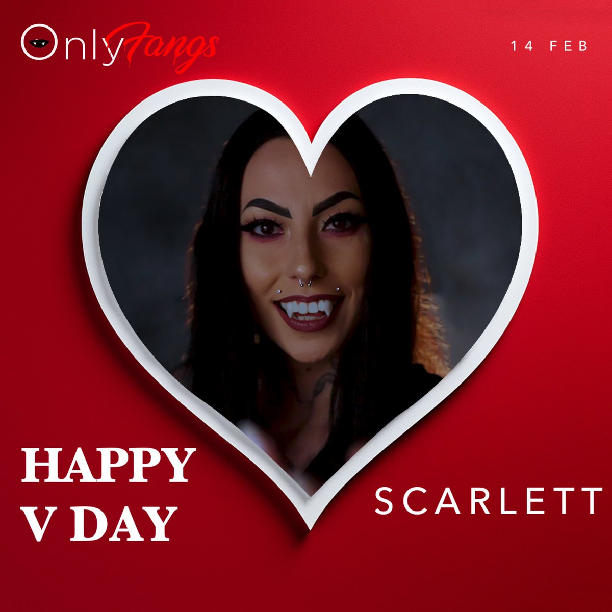 Happy V Day! Choose your favorite Vampire Valentines Day card! Then watch Only Fangs on <a href="/BloodStreamTV/">BloodStream</a> tonight for a bloody good time!