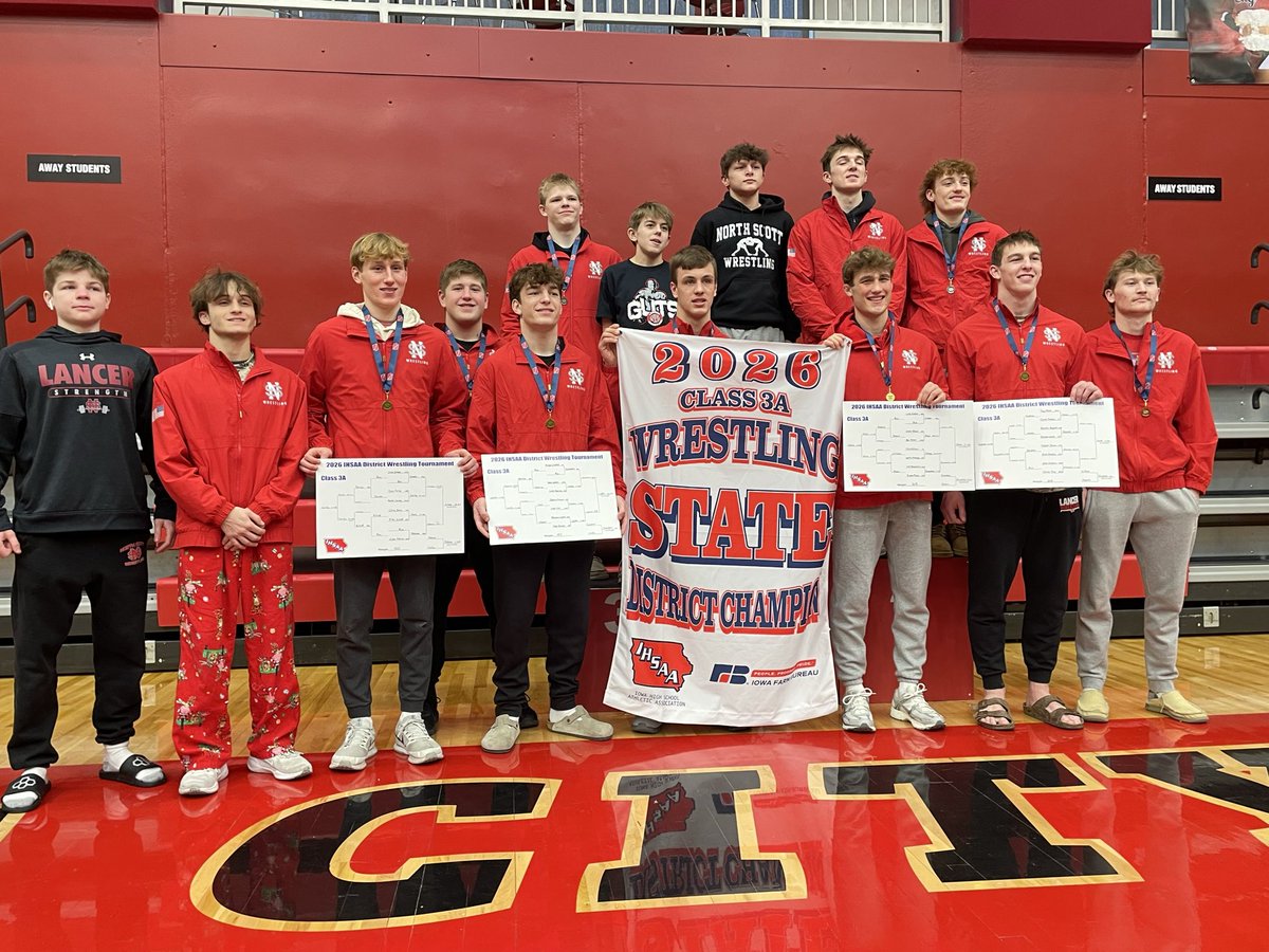 11 state qualifiers. 4 district champs. Back-to-back team district champions.

Just another day’s work for North Scott’s boys’ wrestling team, which will be well represented next week at Casey’s Center.