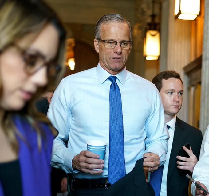 🚨BREAKING: Senate Leader Thune says he is NOT yet committing to nuking the 60-vote Zombie Filibuster to allow possible 51-vote passage of the SAVE ACT voter ID and citizenship bill.

Time to send a loud message to the <a href="/SenateGOP/">Senate Republicans</a> to be pressured into delivering this, backed by