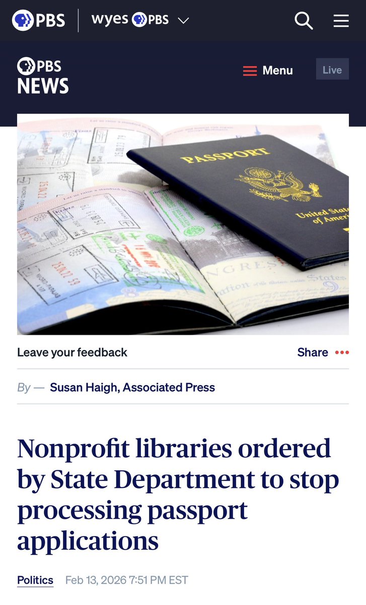 - pass a law that requires IDs and passports to vote
- use the State Department to stop passport processing 

This is the end of free and fair elections in America.