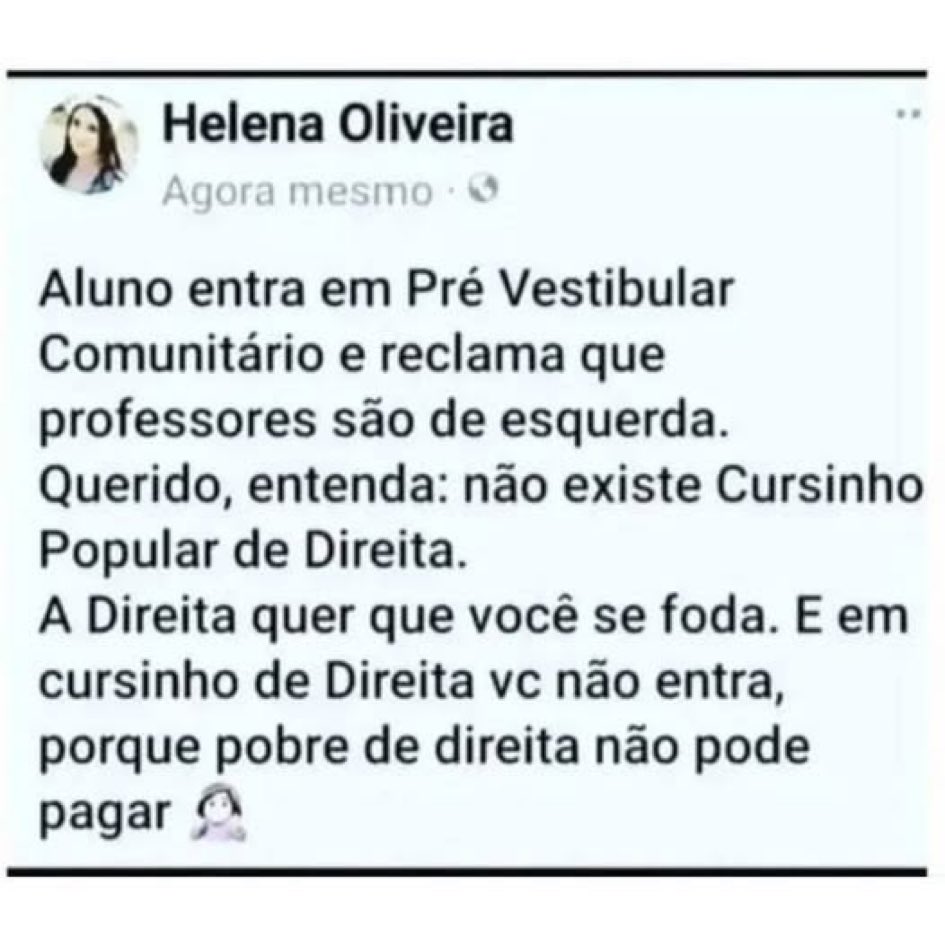 Nem sei o que dizer!