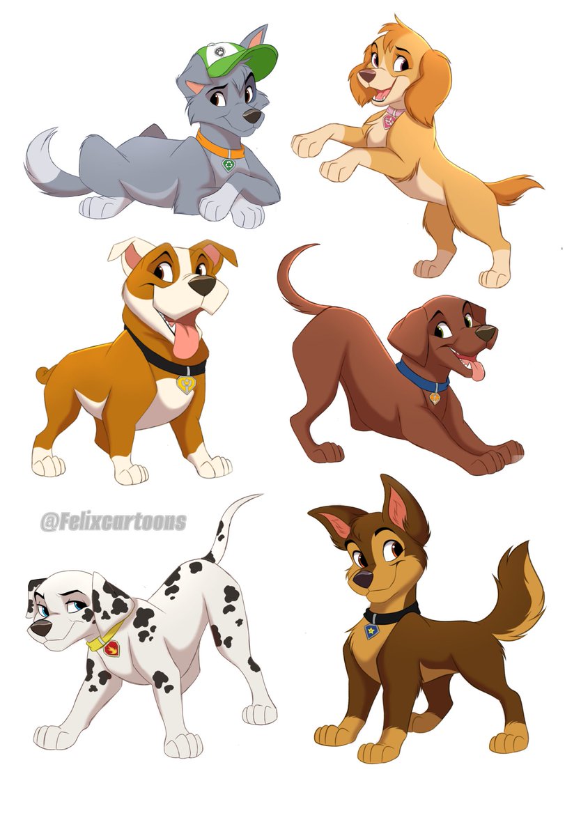Paw patrol characters in my style! (Repost from my instagram page)

#pawpatrol #art #digitalart