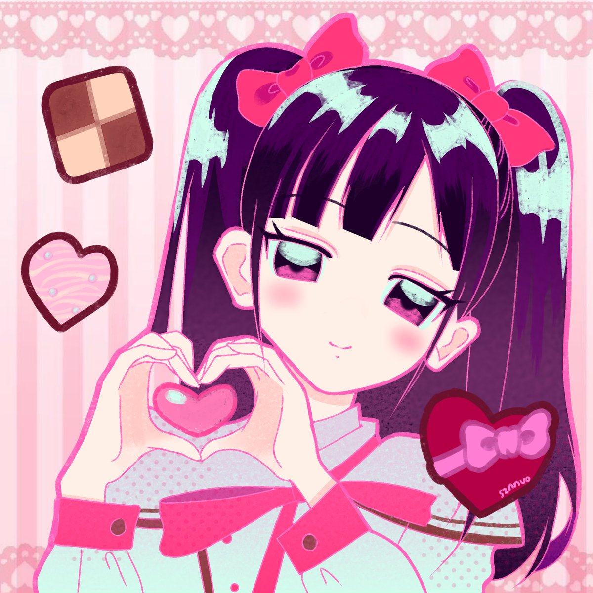 happy valentines from mayuyu  💌 🍫
