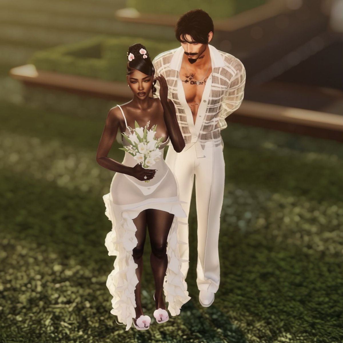 viilotusbloom's tweet image. How their vday morning went &amp;lt;3