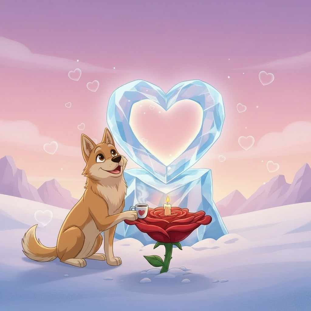 The love is in the arctic air ❄️💙