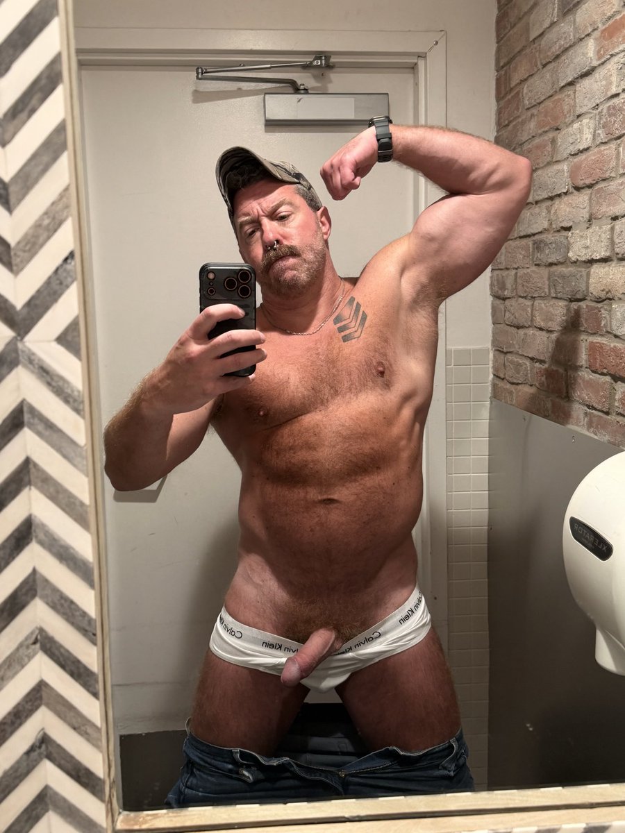 Daddy dick. @musclebearrich on IG for more #daddydick #musclebear #alphadick #alpha #mustache