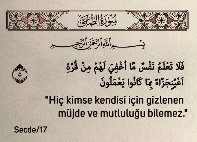 Müjdem ve mutluluğum gelsin artık