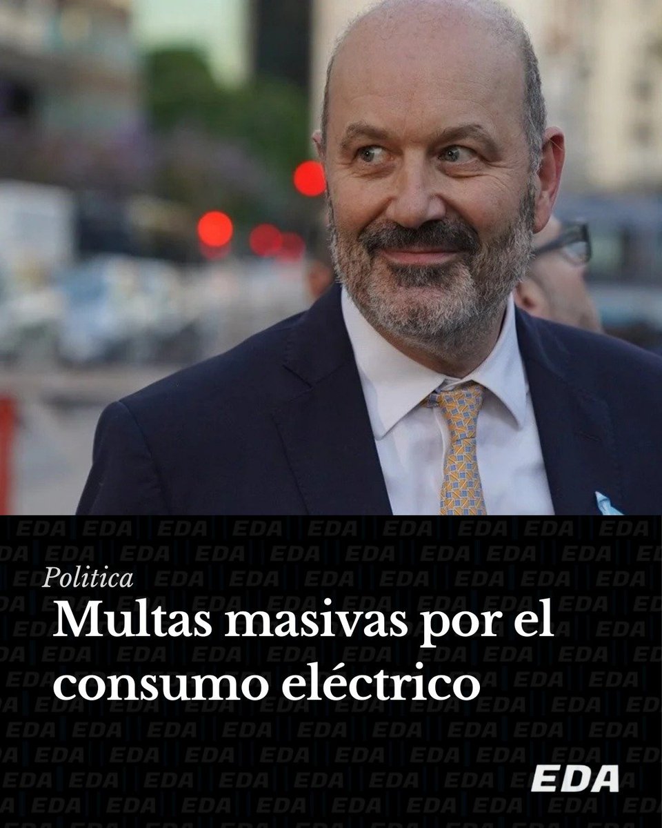 Sturzenegger: "Si consumís más de lo que el sistema permite, vos sos el responsable de tu factura, no el estado."

El Gobierno oficializó hoy un nuevo esquema de "recargos por derroche". +40%

<a href="/fedesturze/">Fede Sturzenegger</a> renuncie!