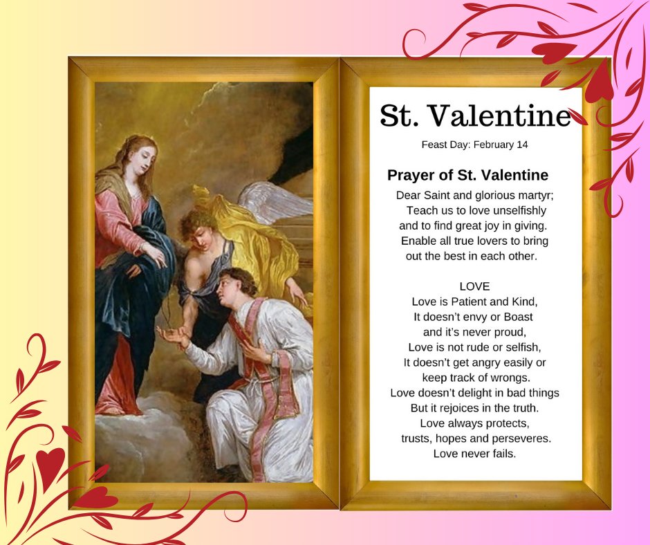 Following St. Valentine’s example of kindness and compassion, consider serving others by doing acts of service helps you draw closer to Christ as you follow in Valentine’s footsteps. 
Happy St. Valentine's Day! #SaintValentine #Love #Sacrifice #BeeKeepers #Epilepsy