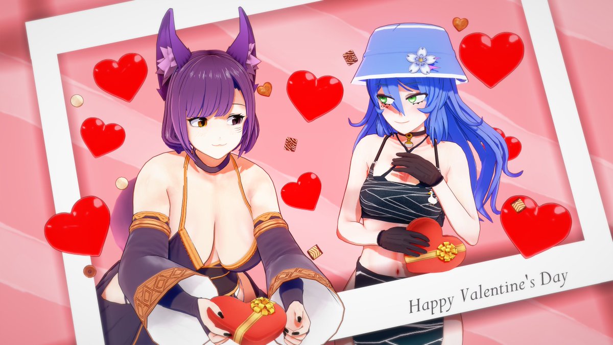 Happy valentines💝
Sus mamis las quieren mucho y espero que lo pasen bien en su dia 💜💙
#Vtuber #VtuberES #VtuberUprising #SanValentin