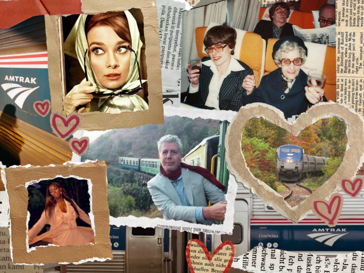 aohwright's tweet photo. This Valentine’s Day, I’m celebrating the strangest love of my life: Amtrak. It lurches. It’s imperfect. But it keeps moving. And somewhere between the power squats in the bathroom and the wistful window gazing, I realized, so do I: https://t.co/yicuhTNp4Z https://t.co/eu3m1ac6Pk