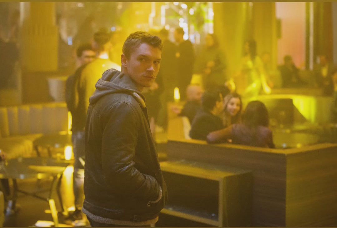 More of Connor Storrie on the set for April X

aprilxmovie via instagram